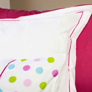 Pillowcases – Continental with Pink SS