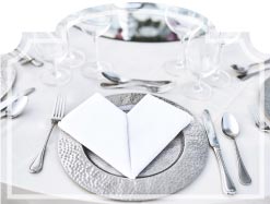 Stylish-table-linen quality percale table linen