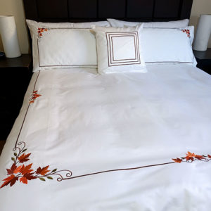 400T/C Autumn Leaves Duvet Cover Set
